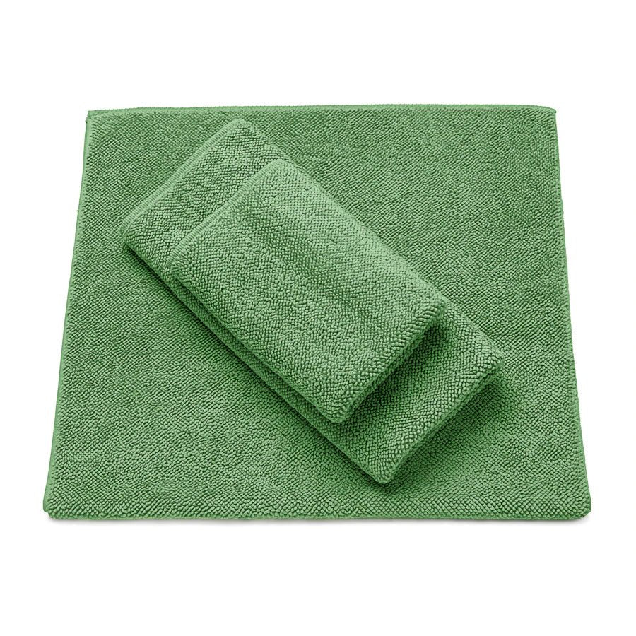 Bademåtte i økologisk bomuld. Materialet er ekstra soft, og bademåtten fås i tre forskellige størrelser. Farven er grøn.